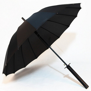 60cmx8 panels fiberglass frame windproof sword samurai umbrella