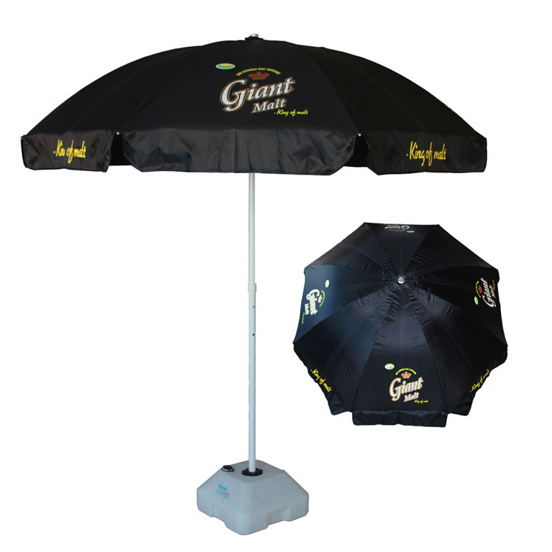 Beer Promotional Beach Umbrella,Custom Logo Printing Giant Umbrella