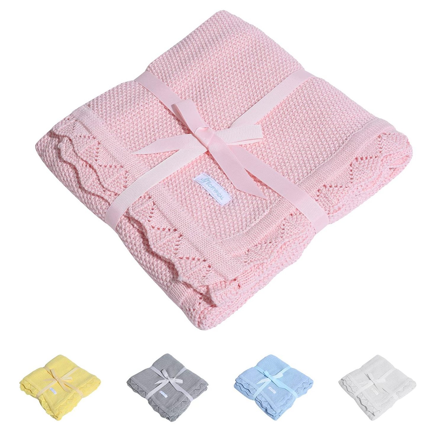 Hot Selling Low MOQ Nursery Blankets for Boys Girls Swaddle Blankets Neutral Soft Lightweight Toddler and Kids Throw Blankets