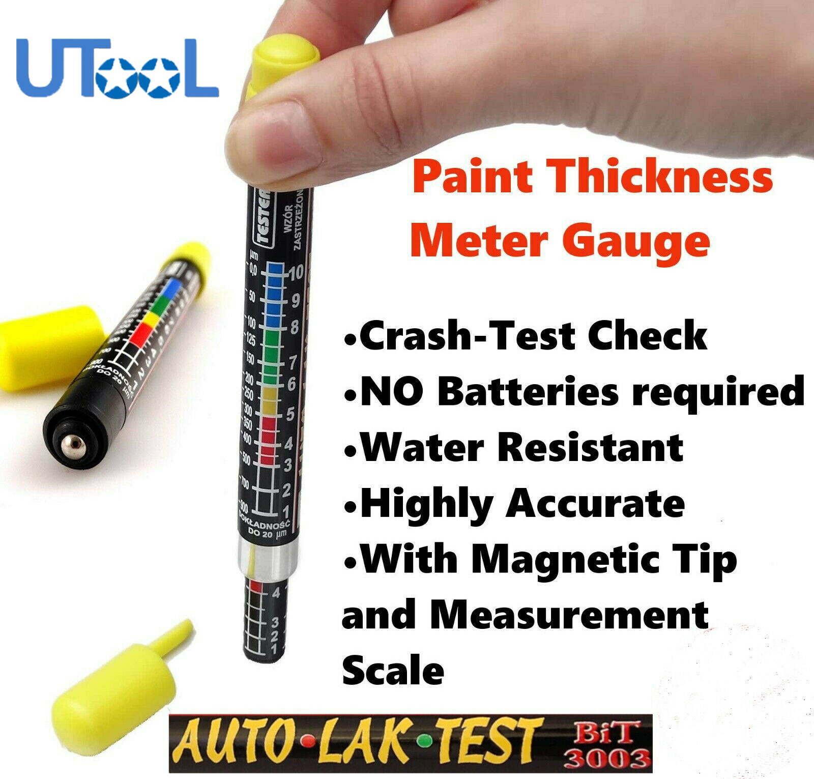 paint thickness tester meter gauge for BIT 3003 CRASH CHECK TEST