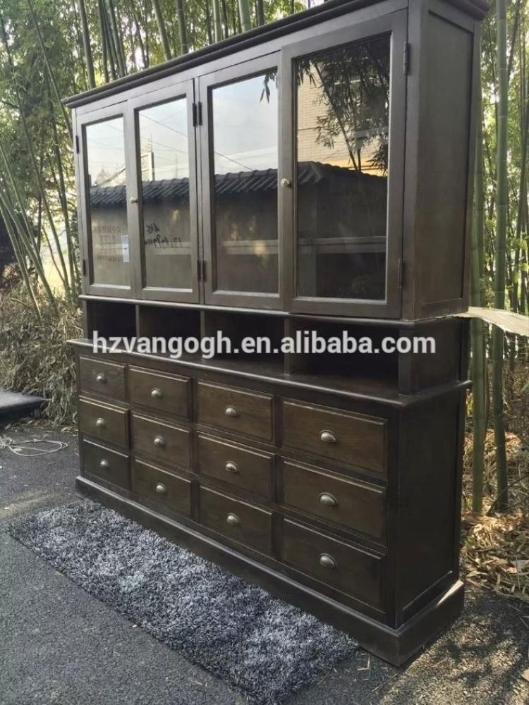 Custom OEM Classical Style Wooden Living Room Cabinet