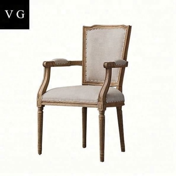 Wholesale wedding dining chair Restaurant hotel study table chair living room solid wood carved dining chair