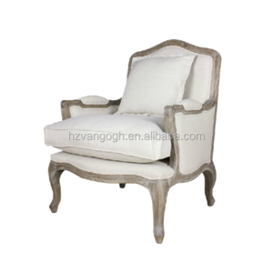 Antique reproduction coffee chairs vintage relax chairs with cushion upholstered tub chair