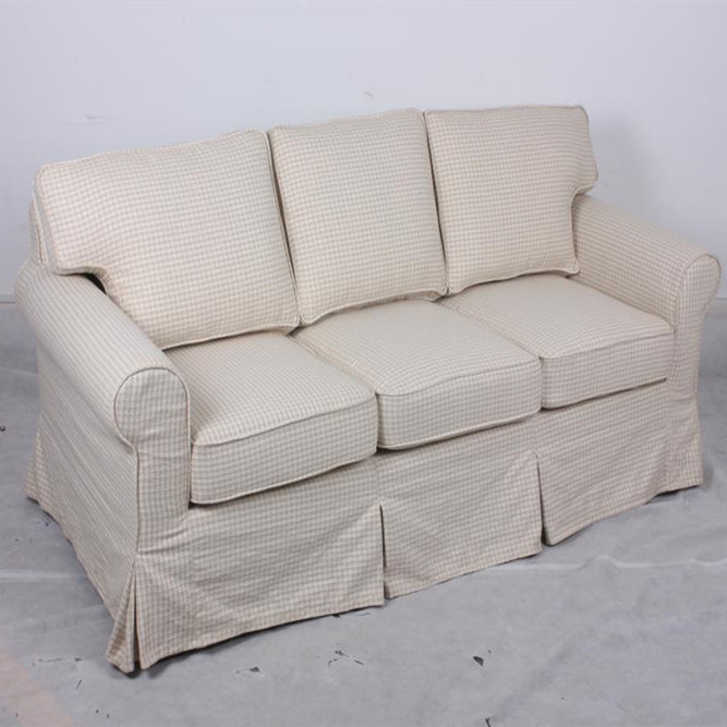 Furniture factory new style living room sofa set furniture linen fabric or velvet and solid wood frame wholesale couch