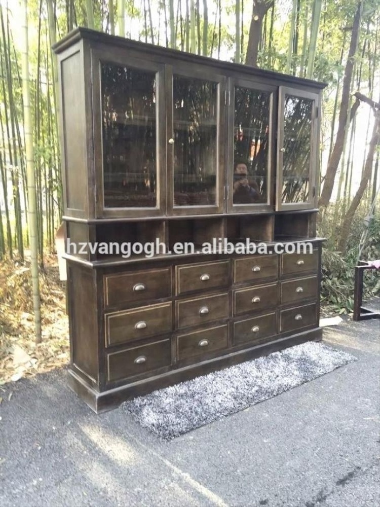 Custom OEM Classical Style Wooden Living Room Cabinet