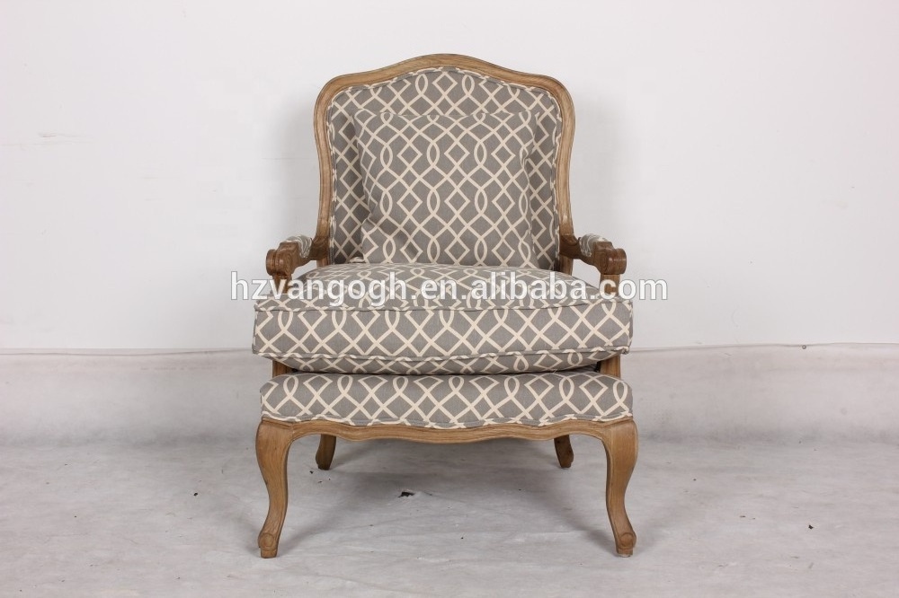 Antique reproduction coffee chairs vintage relax chairs with cushion upholstered tub chair