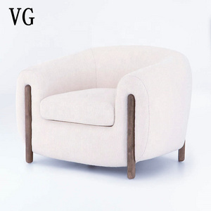 Customized design lounge chair cradle leisure chair for home boucle fabricTub Chair