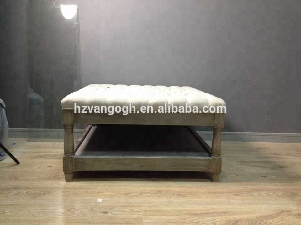 furniture victorian style coffee table,white linen fabric korean wooden tea table