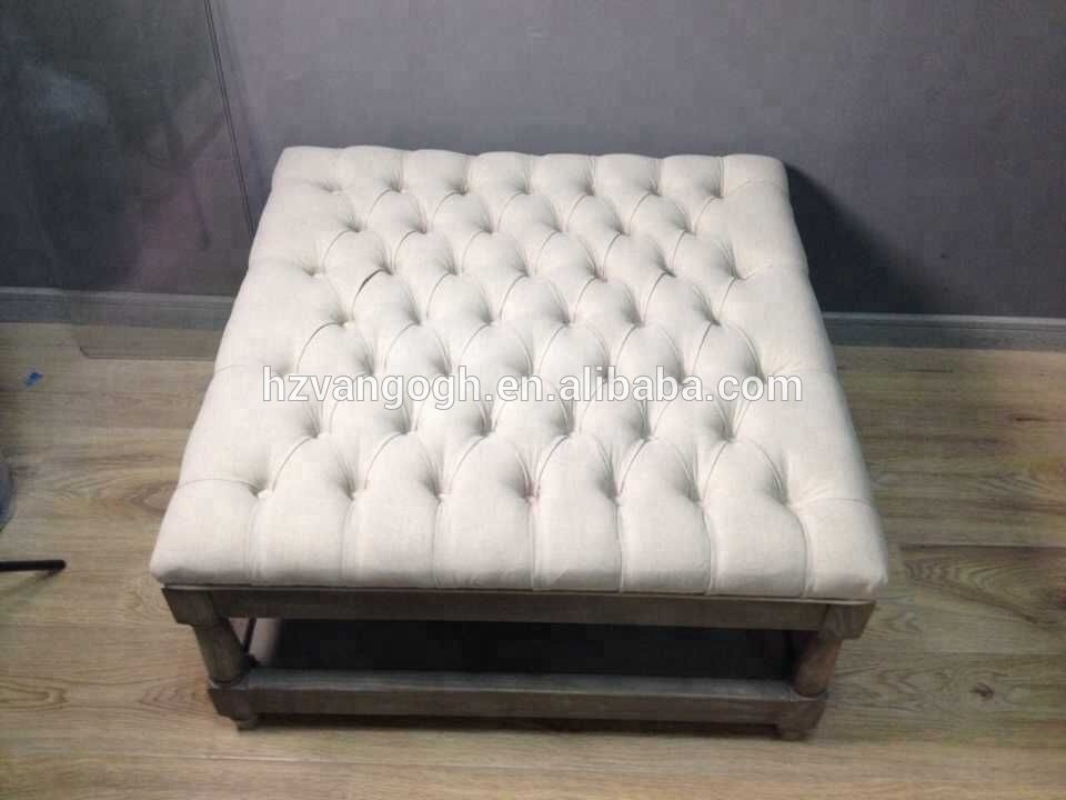 furniture victorian style coffee table,white linen fabric korean wooden tea table