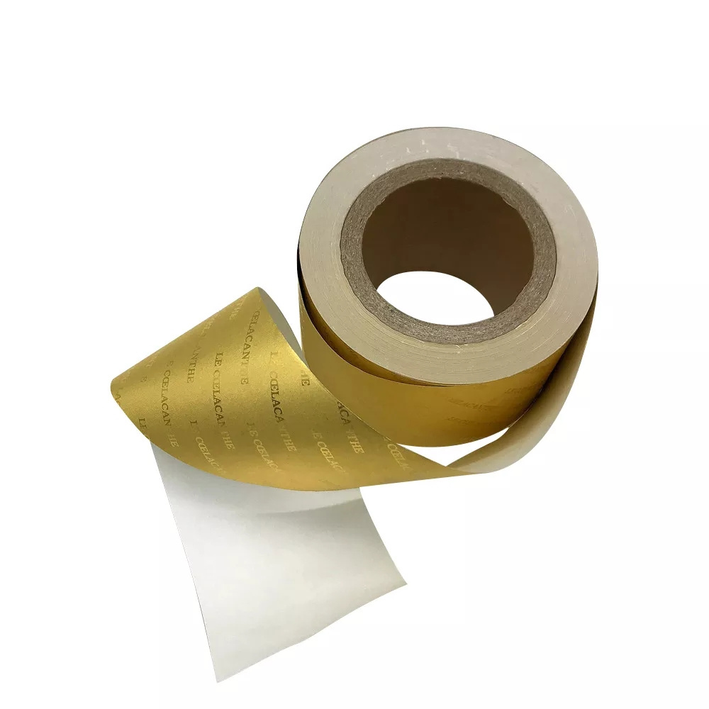 High quality gold foil aluminum foil composite paper cigarette inner packaging aluminum foil paper roll