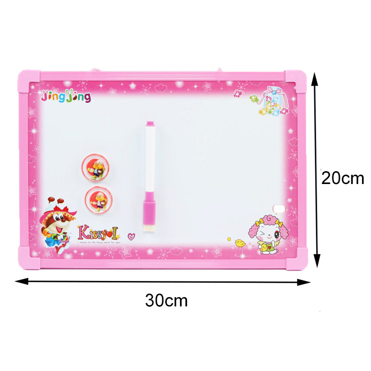 HZVCW magnetic dry erase mini board double sided magnet board kids whiteboard portable smart board whiteboards for kids