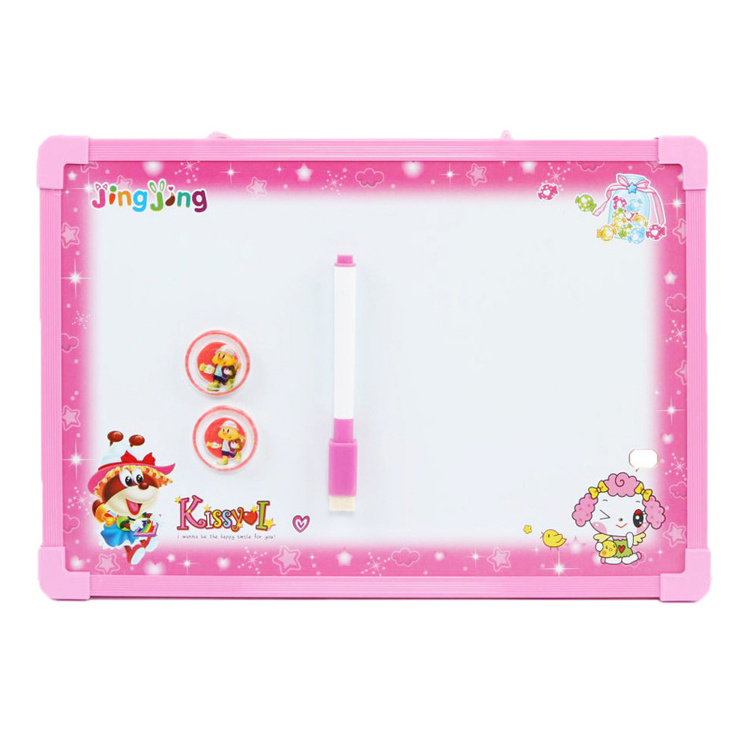 HZVCW magnetic dry erase mini board double sided magnet board kids whiteboard portable smart board whiteboards for kids