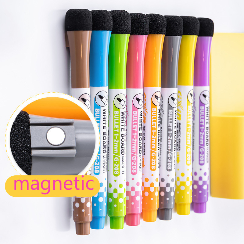 VCW Office Sketching Paint Fabric 8 Colors Magnetic Dry Erase Whiteboard  Markers Art White board Marker  Set