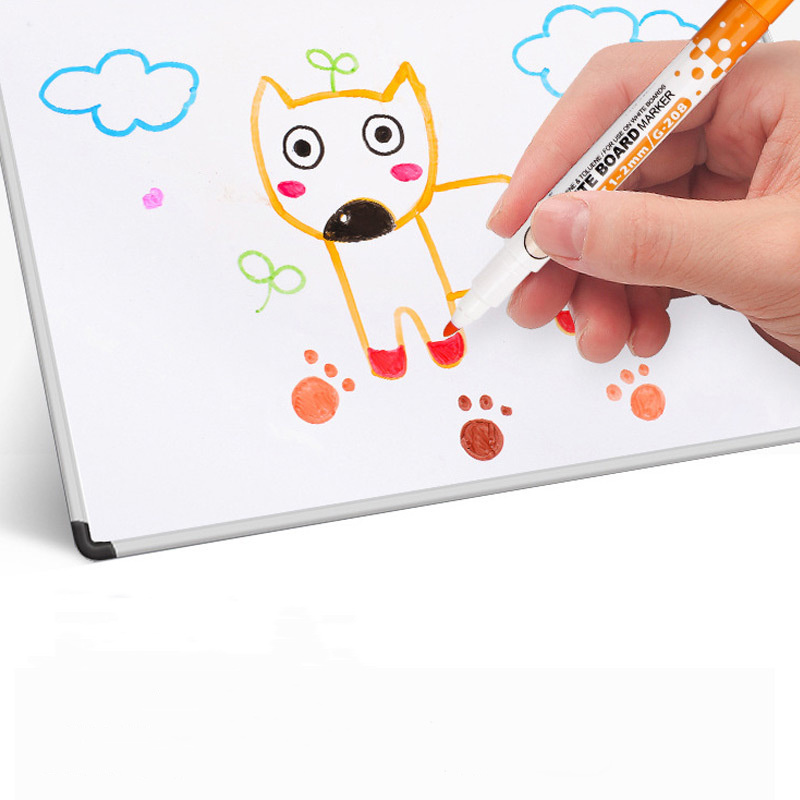 VCW Office Sketching Paint Fabric 8 Colors Magnetic Dry Erase Whiteboard  Markers Art White board Marker  Set