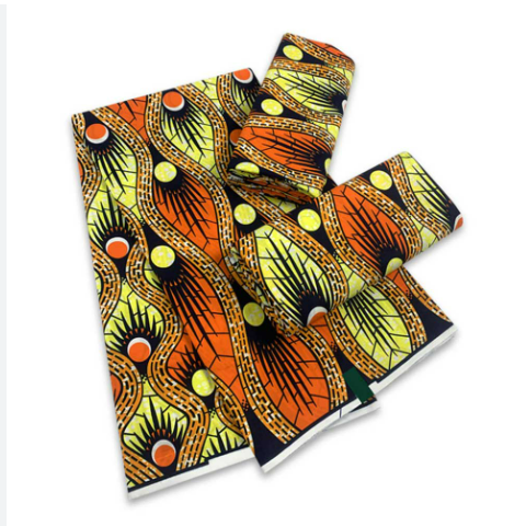 Wholesale African Real Wax Print 100% Cotton Kitenge Hollandais Fabric for Clothing