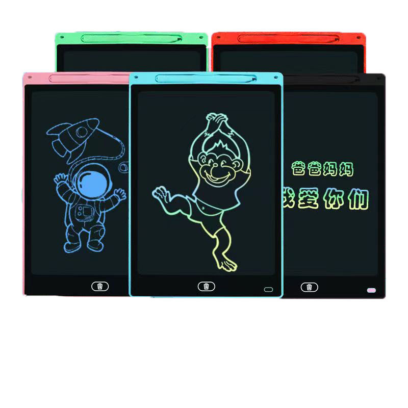 8.2/8.5/10/12 Inch Multi Sizes Children Electronic Drawing Board Kids Erasable Message Tablet Memo Pad 2024 LCD Notepad With Pen