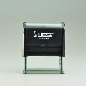 WES S-2258 custom stamp  ink pads stamp personalized self-inking stamp