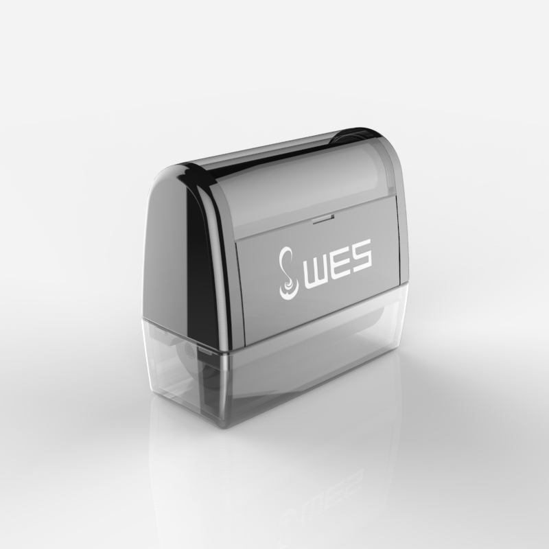 WES Customized Logo R-2550 Sellos Roller Stamp Flash Stamp Ink