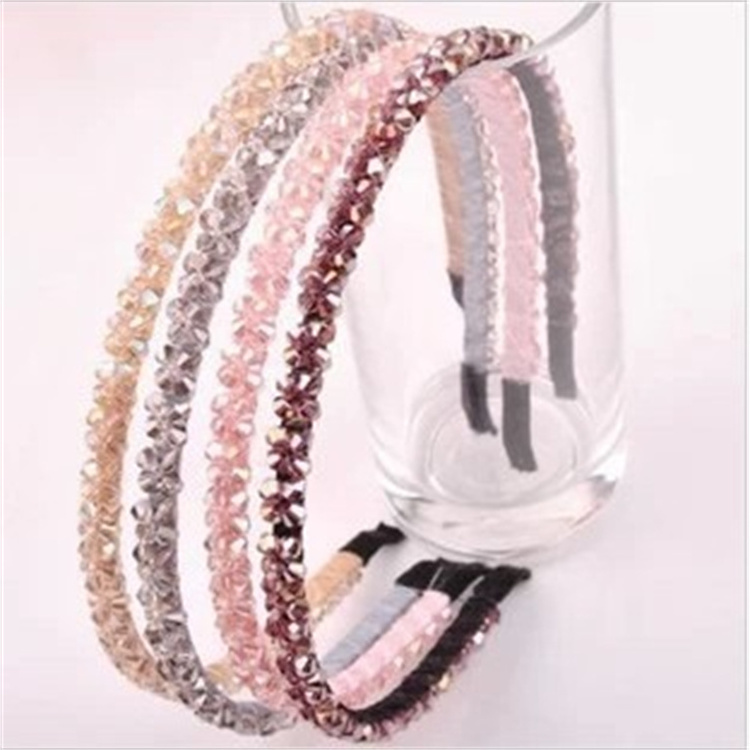 Fashion Women Girl Metal Crystal Hairbands Headband Jewelry Headwear Hair Band Accessories