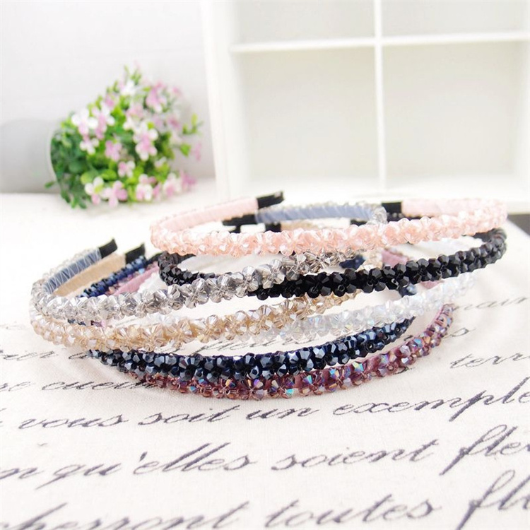 Fashion Women Girl Metal Crystal Hairbands Headband Jewelry Headwear Hair Band Accessories