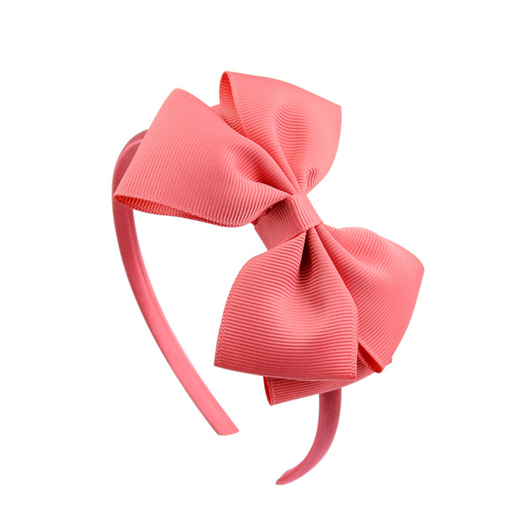 Hot 4.5inch Mixedcolor Cute Bows Baby Girls Hairbands Kids Headbands Boutique Baby Girls Hairgrips