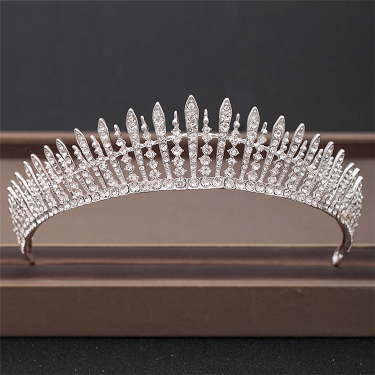 Mix Design Wholesale Bridal Wedding Rhinestone Crowns And Cheap Prices Crystal Metal Crown Tiaras In Bulk Bridal Accessories