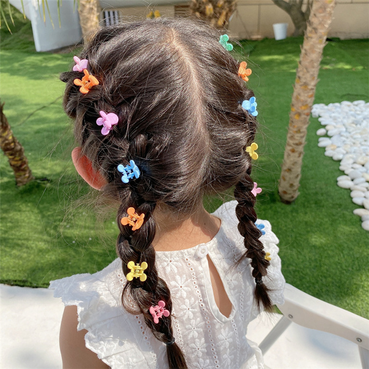 36pcs box Kids Flower Star animal mini Hair claw clips girls cute hair clips style decoration accessories