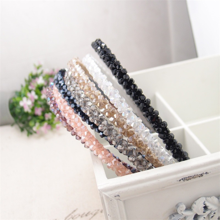 Fashion Women Girl Metal Crystal Hairbands Headband Jewelry Headwear Hair Band Accessories