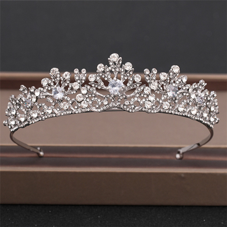 Mix Design Wholesale Bridal Wedding Rhinestone Crowns And Cheap Prices Crystal Metal Crown Tiaras In Bulk Bridal Accessories