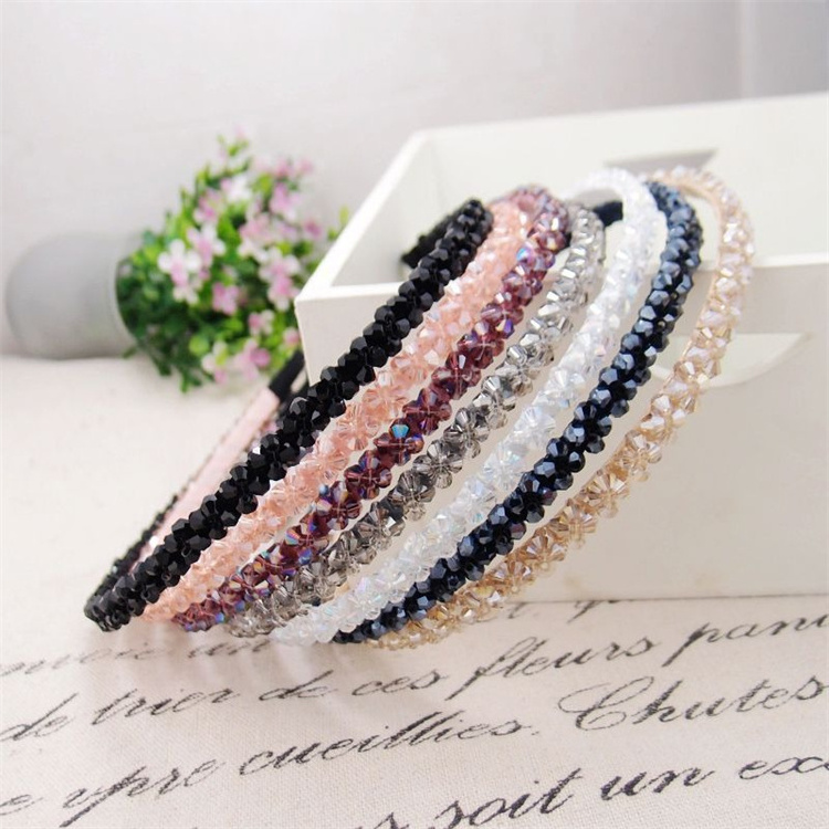 Fashion Women Girl Metal Crystal Hairbands Headband Jewelry Headwear Hair Band Accessories