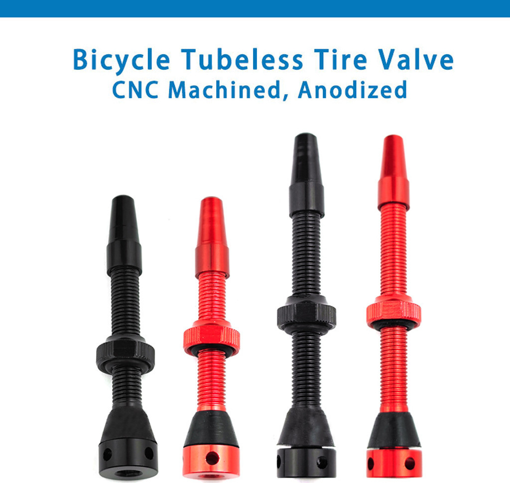 Mountain Road Bike Tubeless Valve Color French Vacuum Air Nozzle Aluminum Alloy Tire Valve