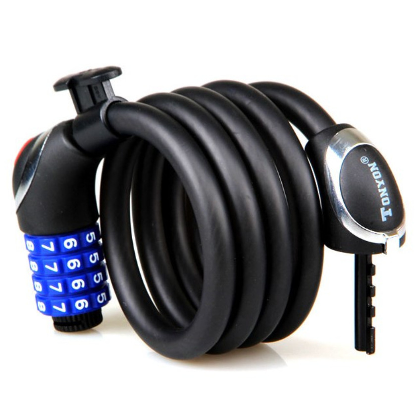 Heavy Duty Safety Digit Code Bike Cable Lock Electronic Cycle Accessories Lock Bicycle Combination Lock