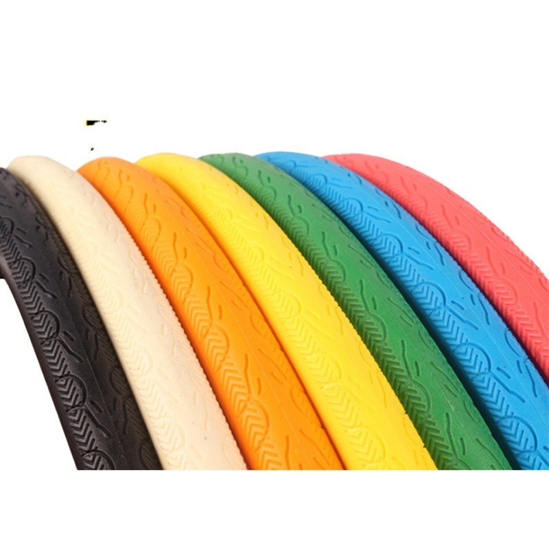 700c colored road bike tires solid rubber bicycle tire