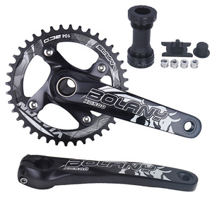 bIke Crankset Mountain Bike Crankset 170mmAluminum alloy hollow one MTB Bicycle Crank