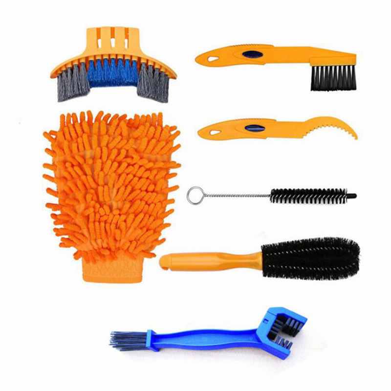 Multi Cleaning Bike Bicycle Tools Kits Sets Brush chain cleaning tool Bicycle Road Chain Wheel Cycling Cleaner Tools Kit Set