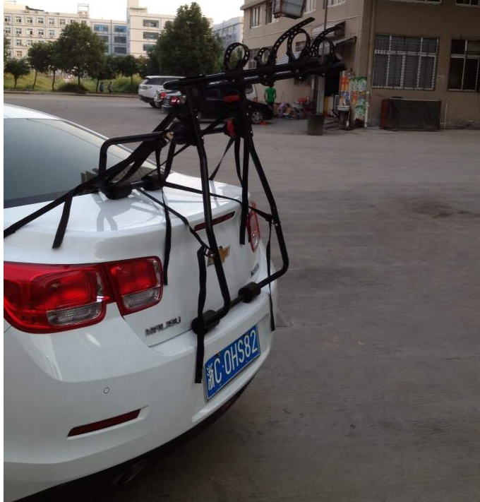 Outdoor Travel Bike Rack Car Steel Bicycle Car Rack Hitch Bicycle Carrier Trunk Mount Bicycle Rack