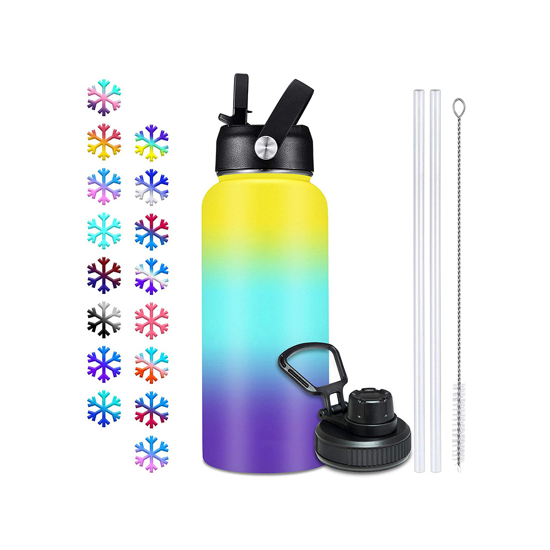 Private Designed Motivational BPA Free Stainless Steel Water Bottle Double Wall Vacuum Flask Water Bottle with Logo