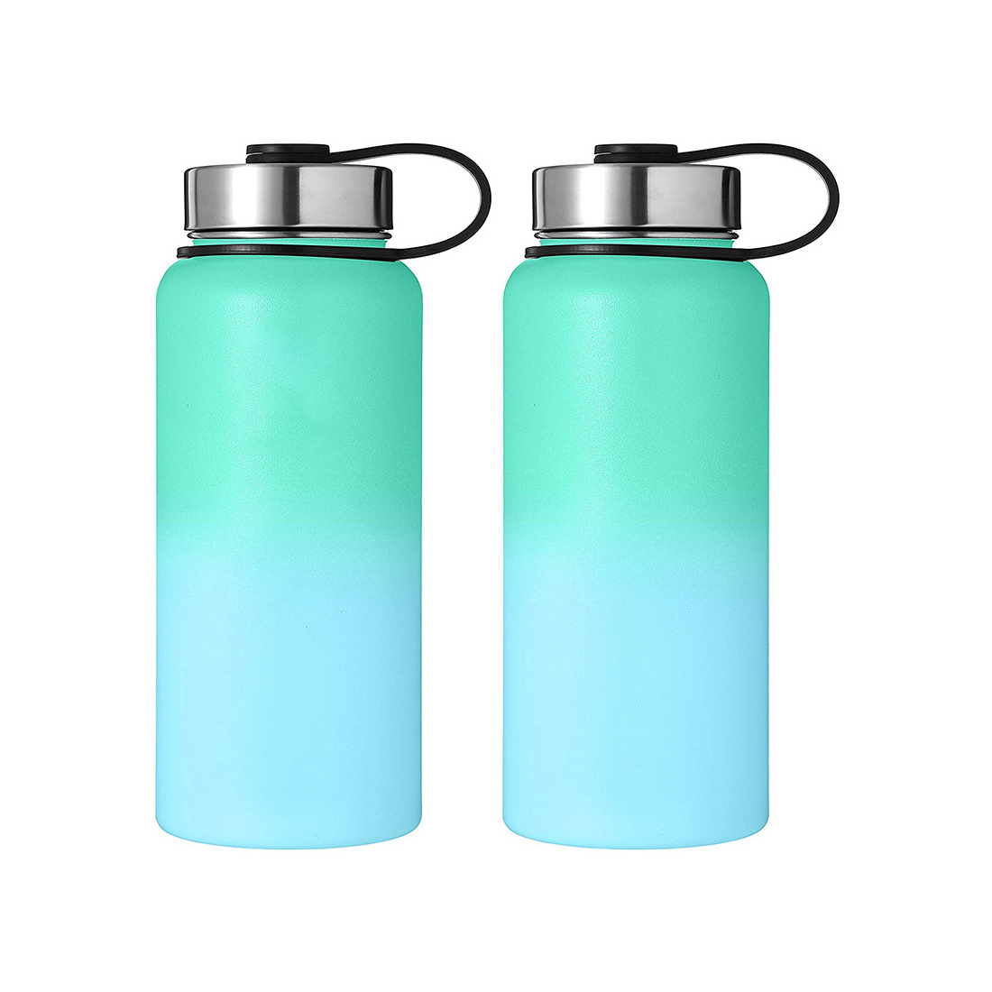 BPA Free Custom Logo Double Wall Insulated Coffee Travel Metal Water Bottles Stainless Steel 750ml 1000ml Drink Bottle