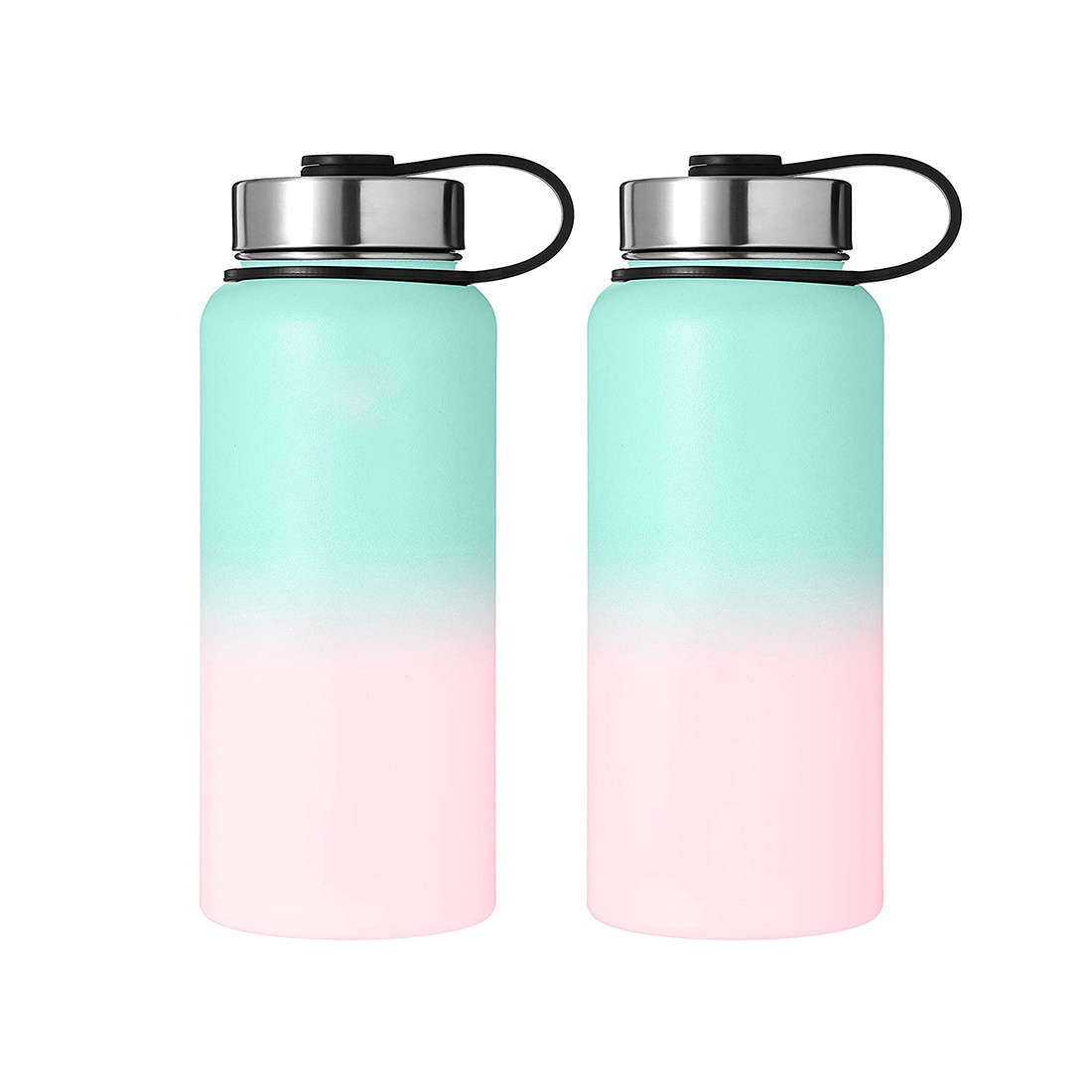 BPA Free Custom Logo Double Wall Insulated Coffee Travel Metal Water Bottles Stainless Steel 750ml 1000ml Drink Bottle