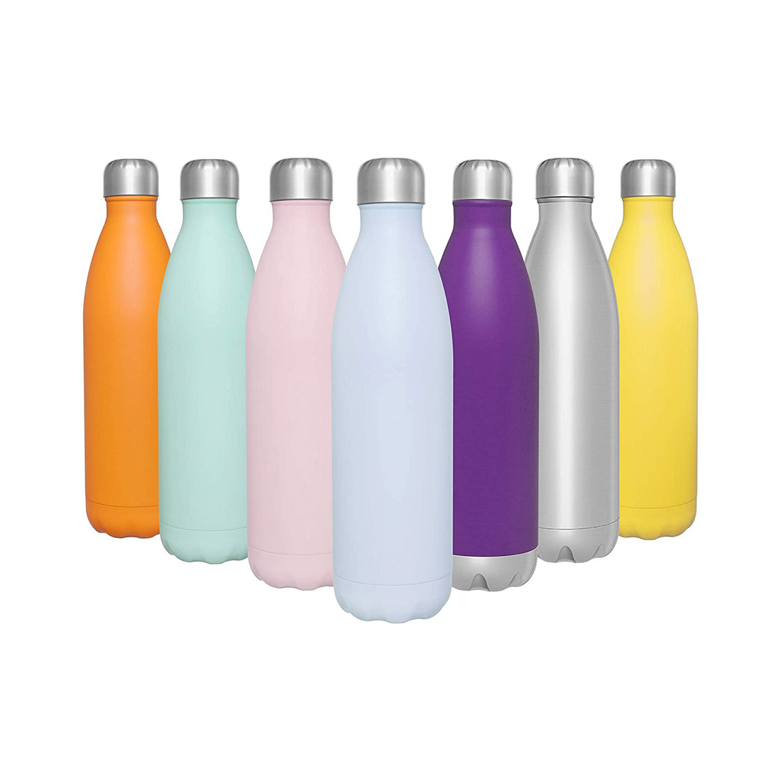 Vacuum Flask Insulated 304 Stainless Steel Hot & Cold Water Bottle 18oz 22oz 32oz Stainless Steel Water Bottle Wholesale