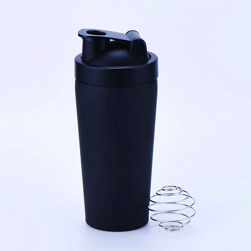 Custom Logo 304 Insulated Mixer Metal Stainless Steel Water Bottle, Eco Friendly Fitness Gym Protein Shaker Cup Bottle