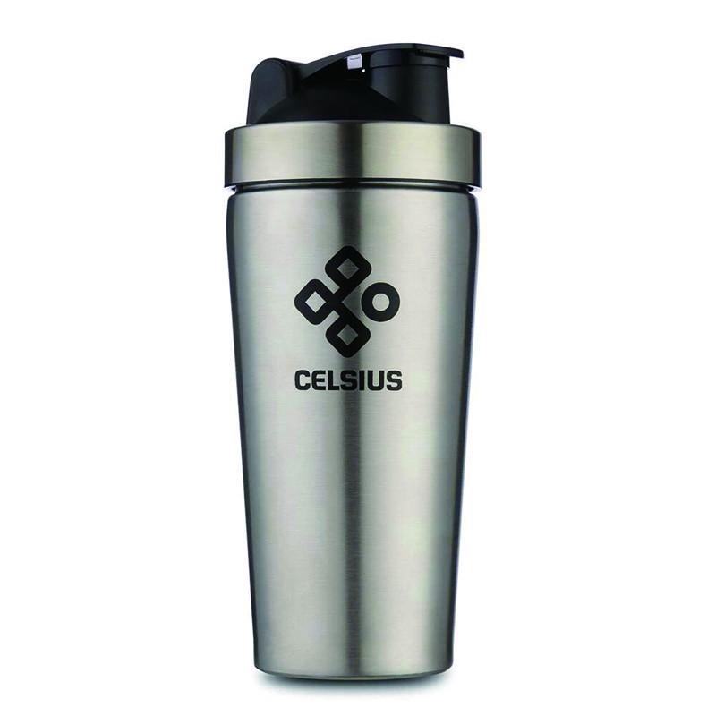 Custom Logo 304 Insulated Mixer Metal Stainless Steel Water Bottle, Eco Friendly Fitness Gym Protein Shaker Cup Bottle