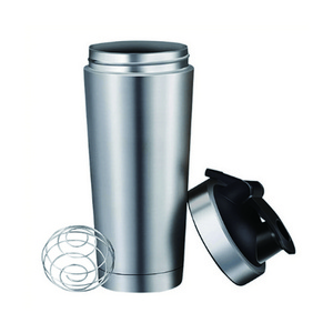 Shaker Bottle 26oz Stainless Steel Insulated Water Bottle Protein Mixing cup