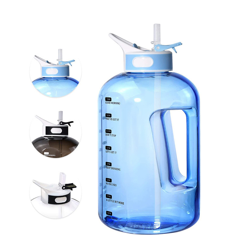 wholesale Colorful gym plastic sublimation leak proof bpa free portable recycling water jug 5 gallon bottle