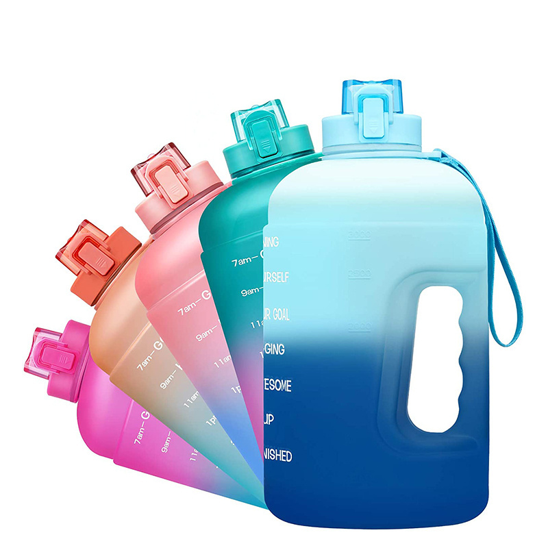 wholesale Colorful gym plastic sublimation leak proof bpa free portable recycling water jug 5 gallon bottle