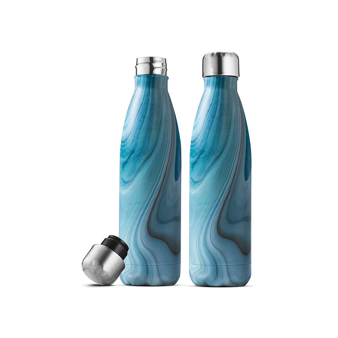 Eco-friendly vacuum Insulated Custom LOGO big capacity colorful stainless steel water bottle