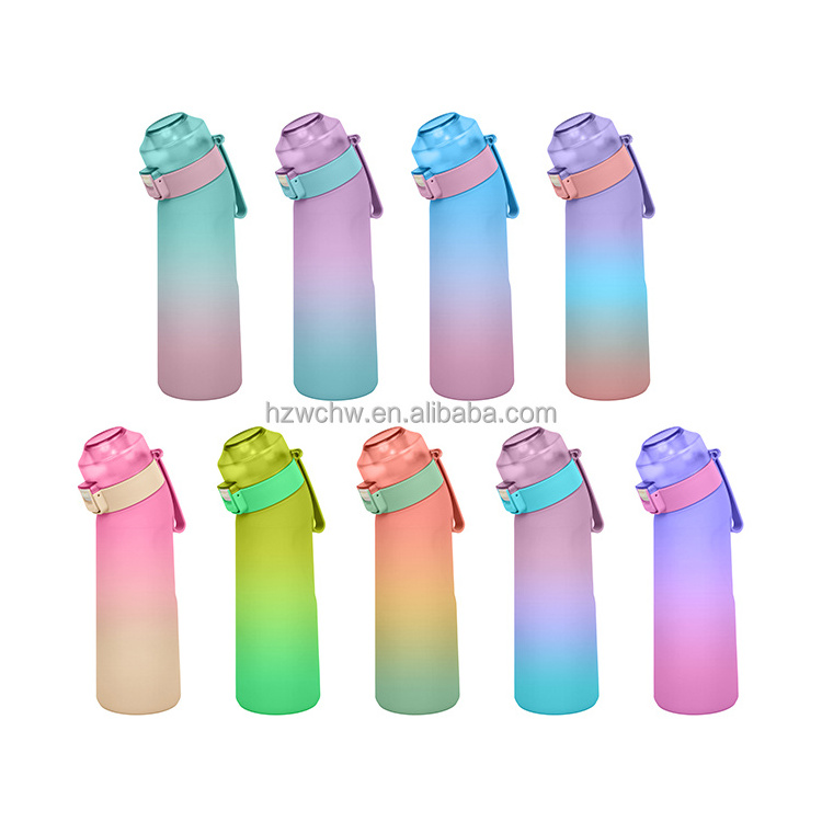 700ml Newest Design AIR Scented Flavored  up Tritan Leakproof  Portable plastic Water Bottle  With flavored Pods