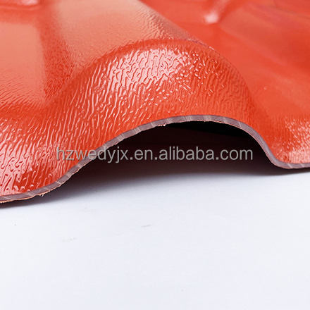 ASA PVC Spanish Roofs 4 Layers Plastic Glazed Tile Synthetic Resin Roof Tile Sheet 20 Years  Guarantee