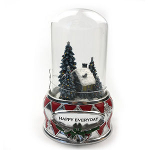 Lamp Rotate Gift Crystal Ball Music Box/Christmas Music Box/Music Snow Globe