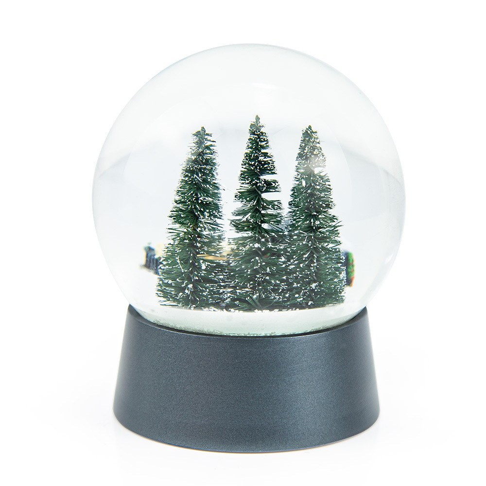 Custom 80 100 150mm Decorate Souvenirs Gift Christmas Tree Car Snow Ball Custom Snow Globes/Christmas Snow Globe